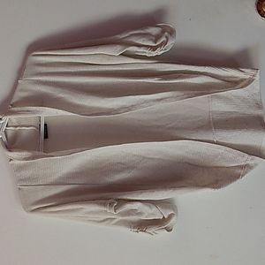Rue 21 white light cardigan sweater